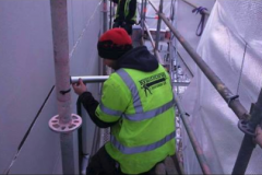 Fasadfogning. Veidekke Beckomberga (1)