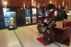 Fogning av spiraltrappa mot terazzo. Filmhuset Östermalm (1)