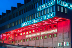 Fogning av spiraltrappa mot terazzo. Filmhuset Östermalm (1)